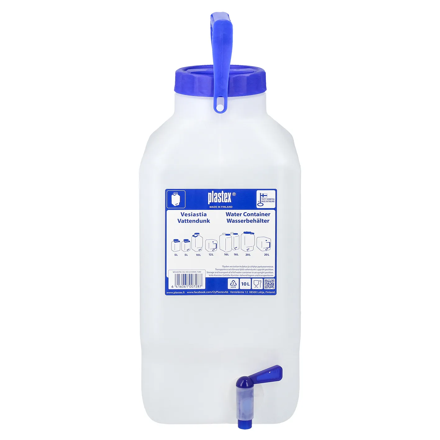 Vandbeholder 10 liter