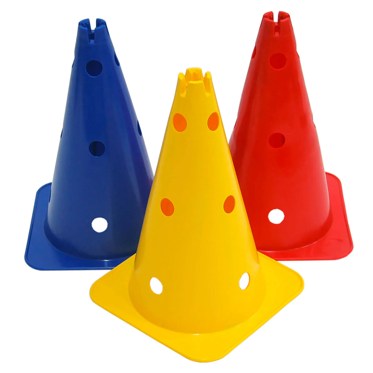 Kegle H: 38 cm med huller