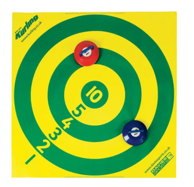 New Age kurling måtte-målskive