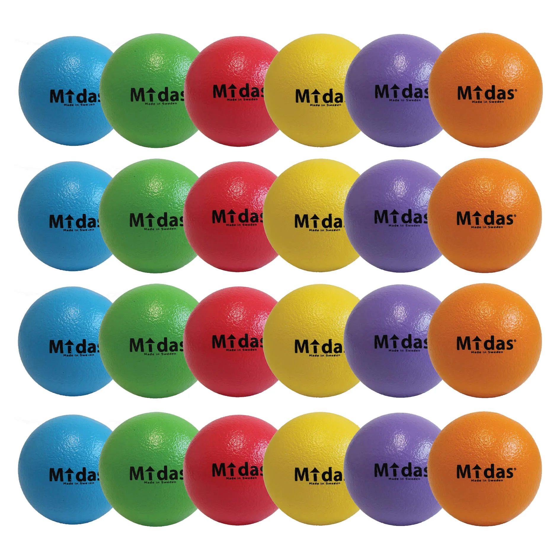 Midas appelsin skumbolde 24 stk