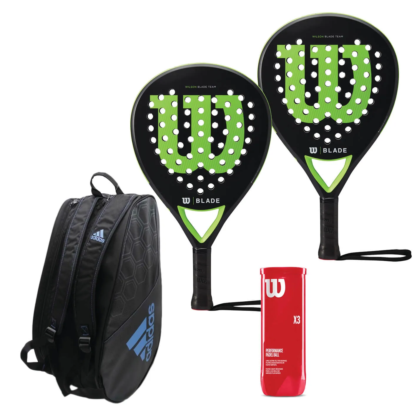Wilson og adidas padel pakke
