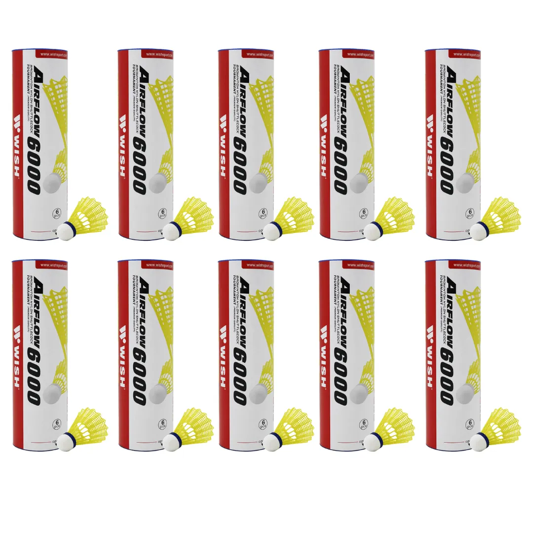 10 rør badmintonbolde