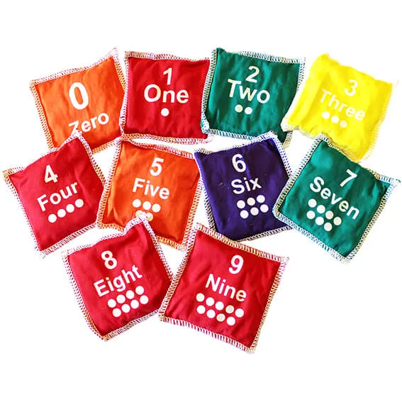 Ærteposesæt 0-9