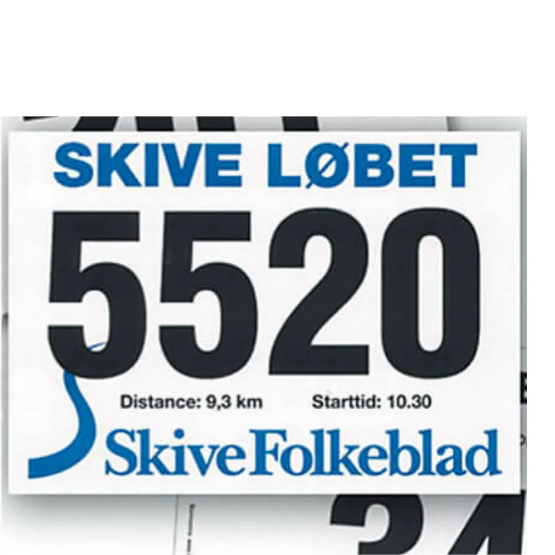 Lähtönumerot Juoksuun 1-100.