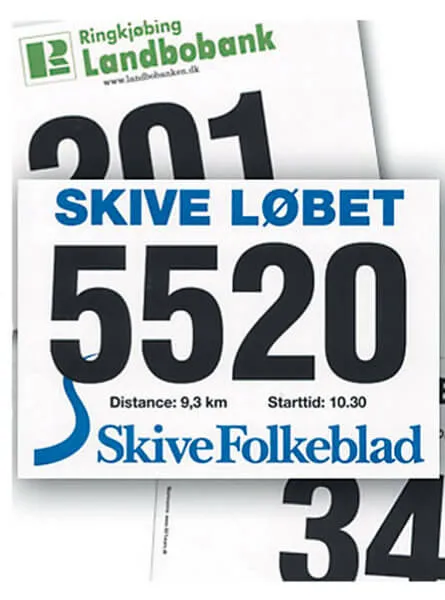Lähtönumerot Juoksuun 1-100.