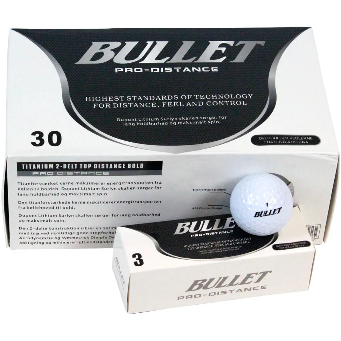 Bullet Golfpallopaketti – 30