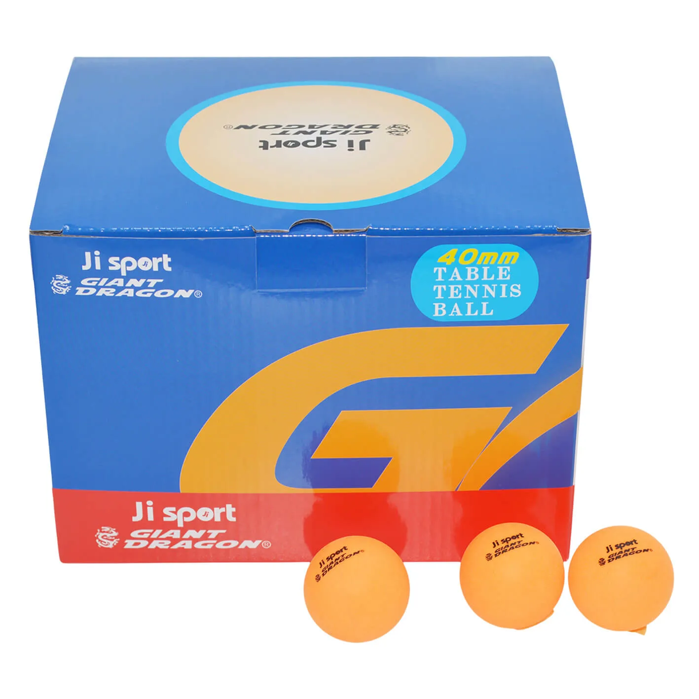 Giant Dragon bordtennisballer 72 stk