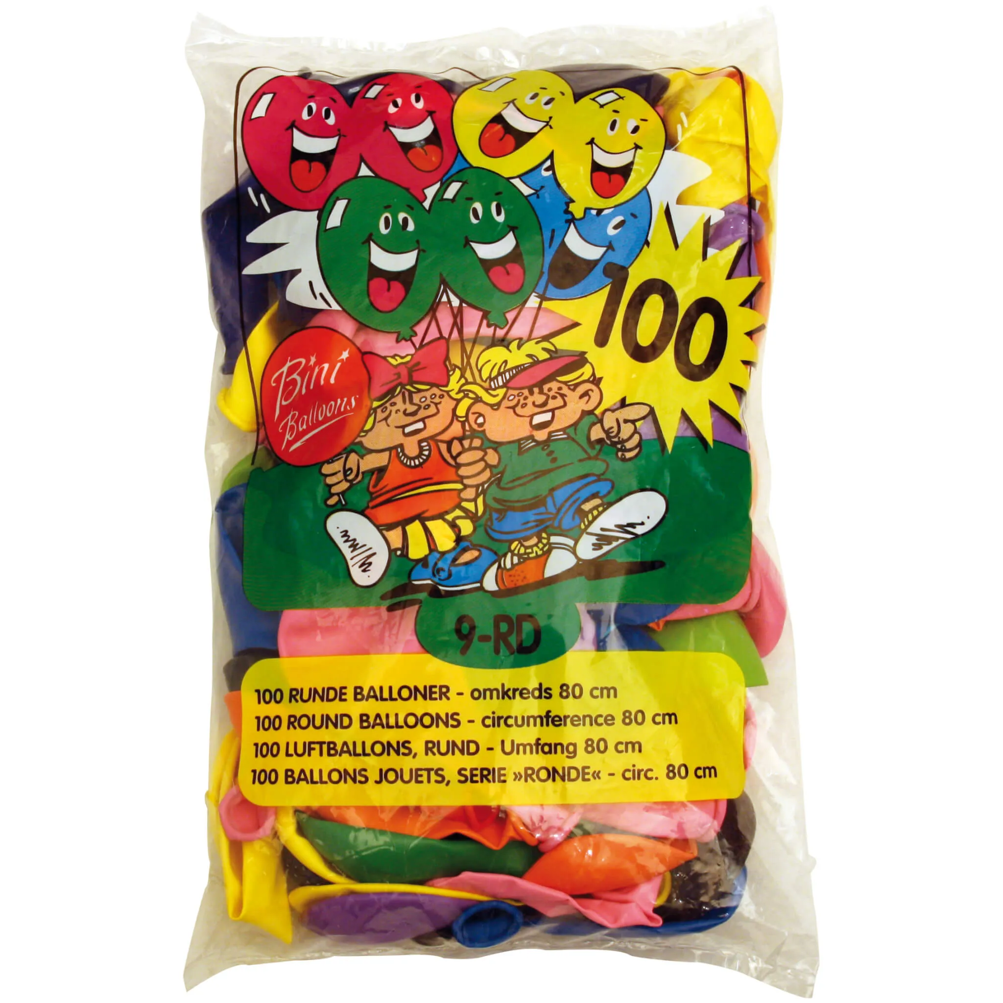 Ballonger i pose - 100 stk