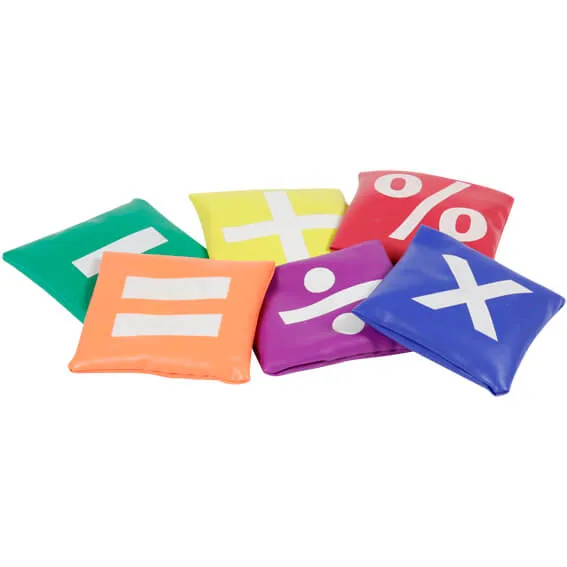 Erteposer matematiske tegn 6 stk.