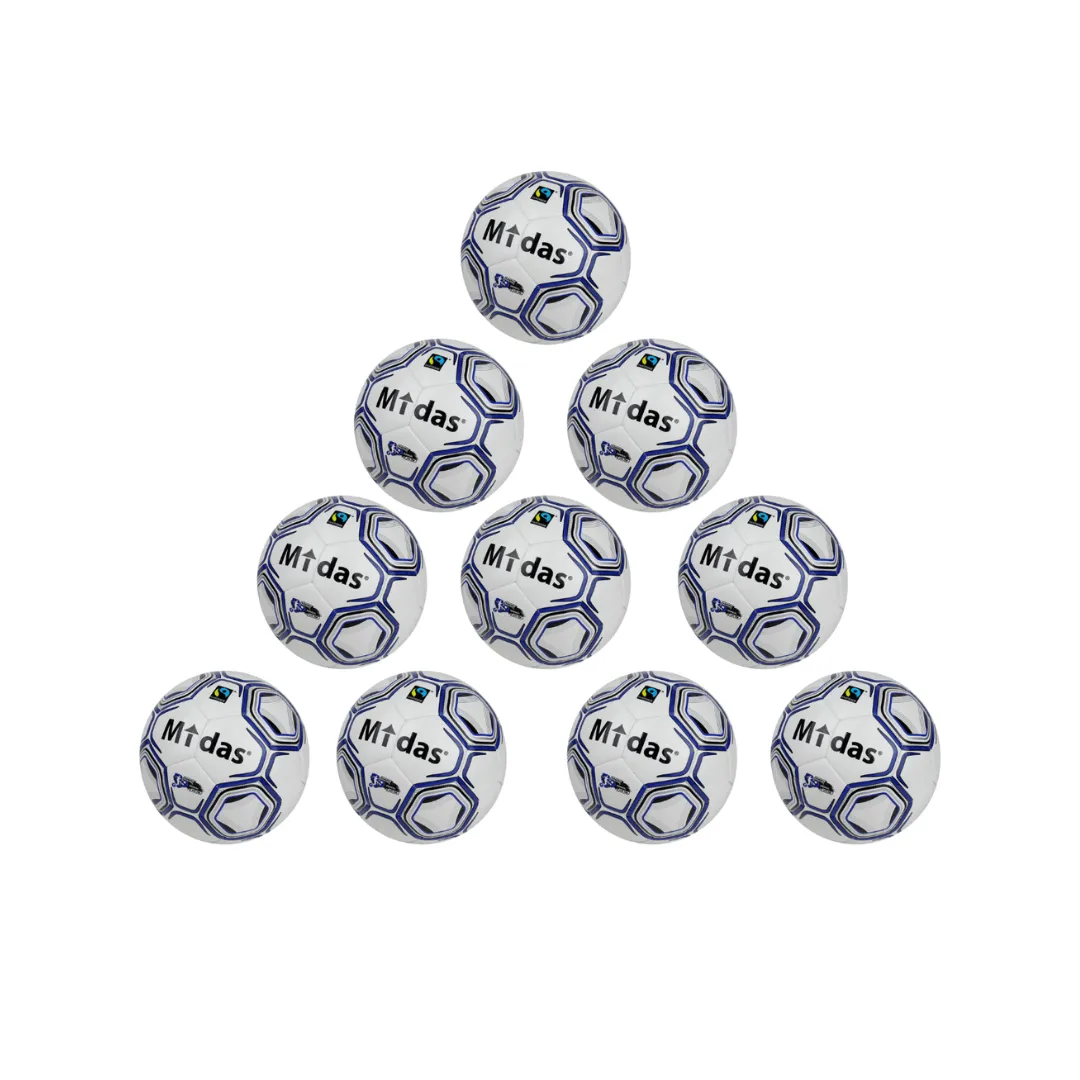 10 stk. Midas Diamond fotballer