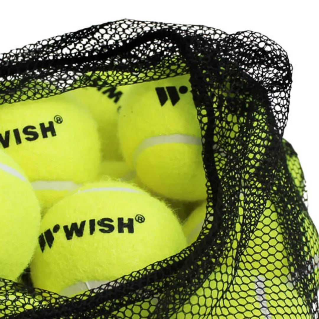 Wish tennisballer, nett m/12 stk