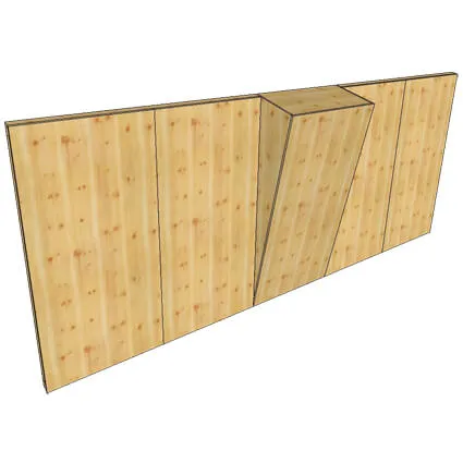 Boulder vegg modell indoor Natur Pur