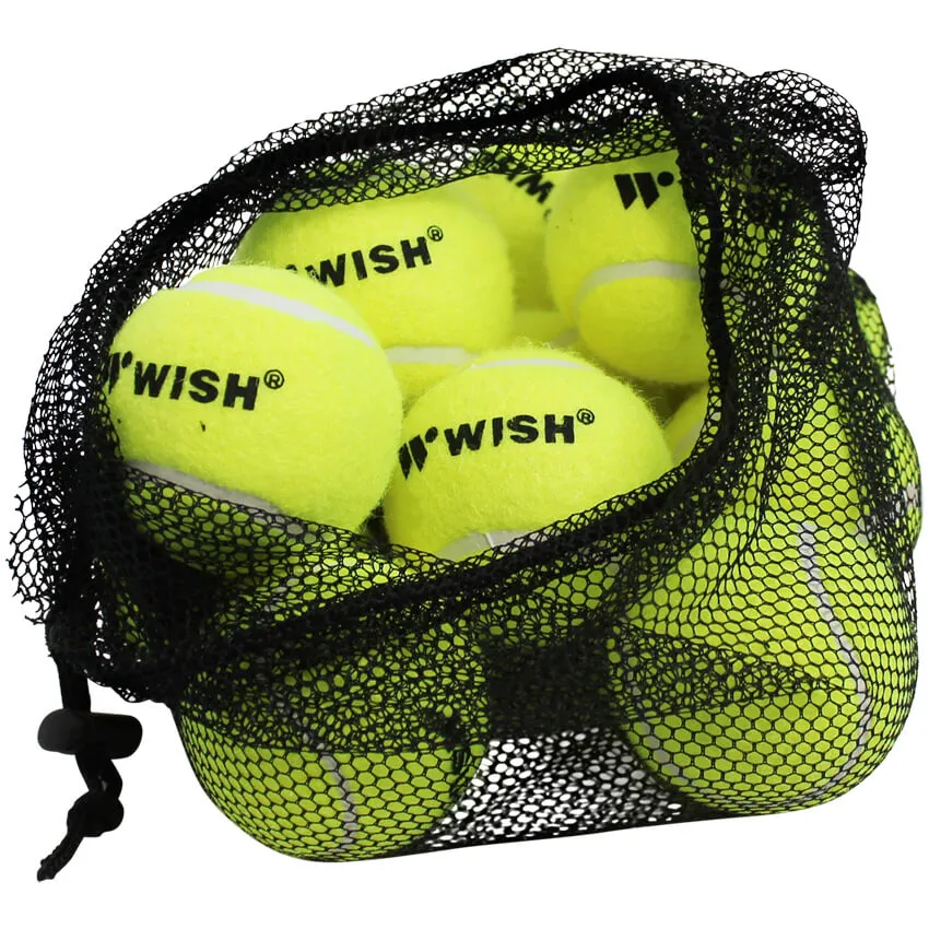 Wish tennisballer, nett m/12 stk