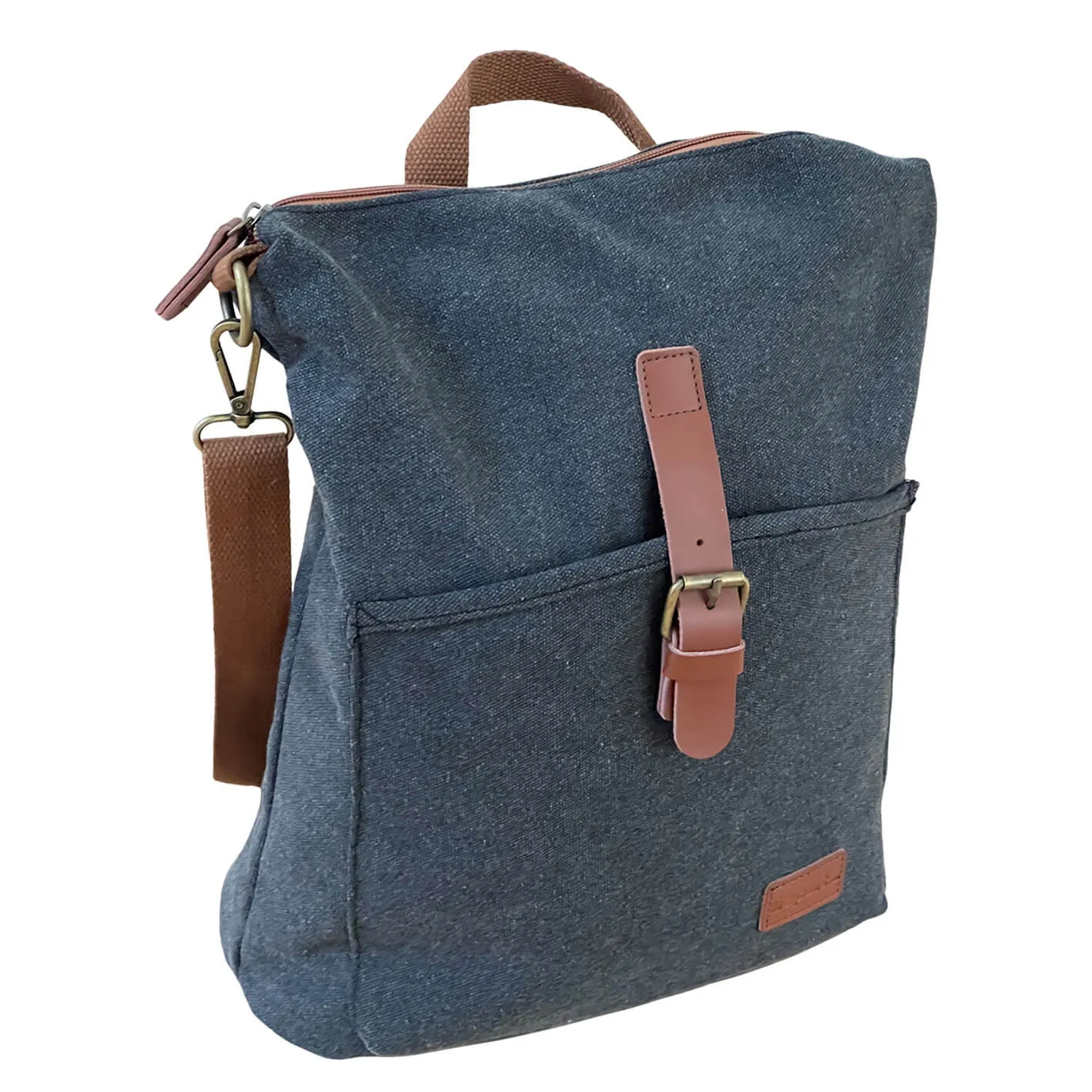 De luxe canvas ryggsekk