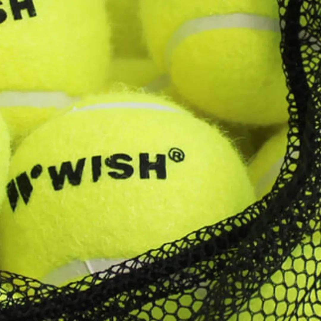 Wish tennisballer, nett m/12 stk