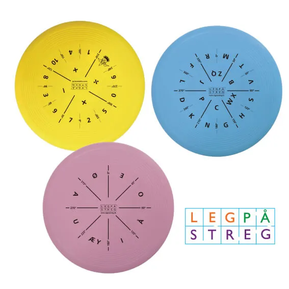 Lek på Streck frisbee paket
