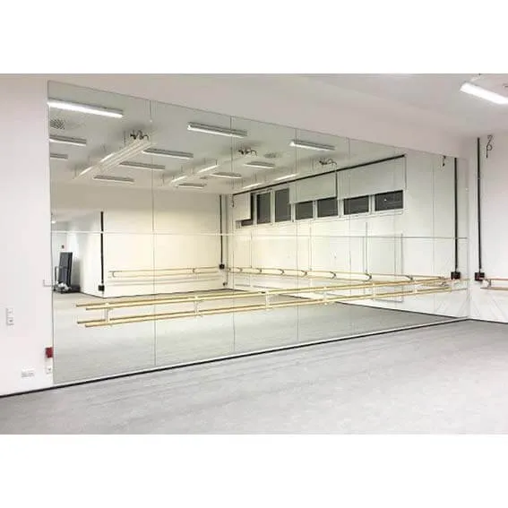 Plattmonterad spegel Str. B: 100 cm. H: 200 cm 