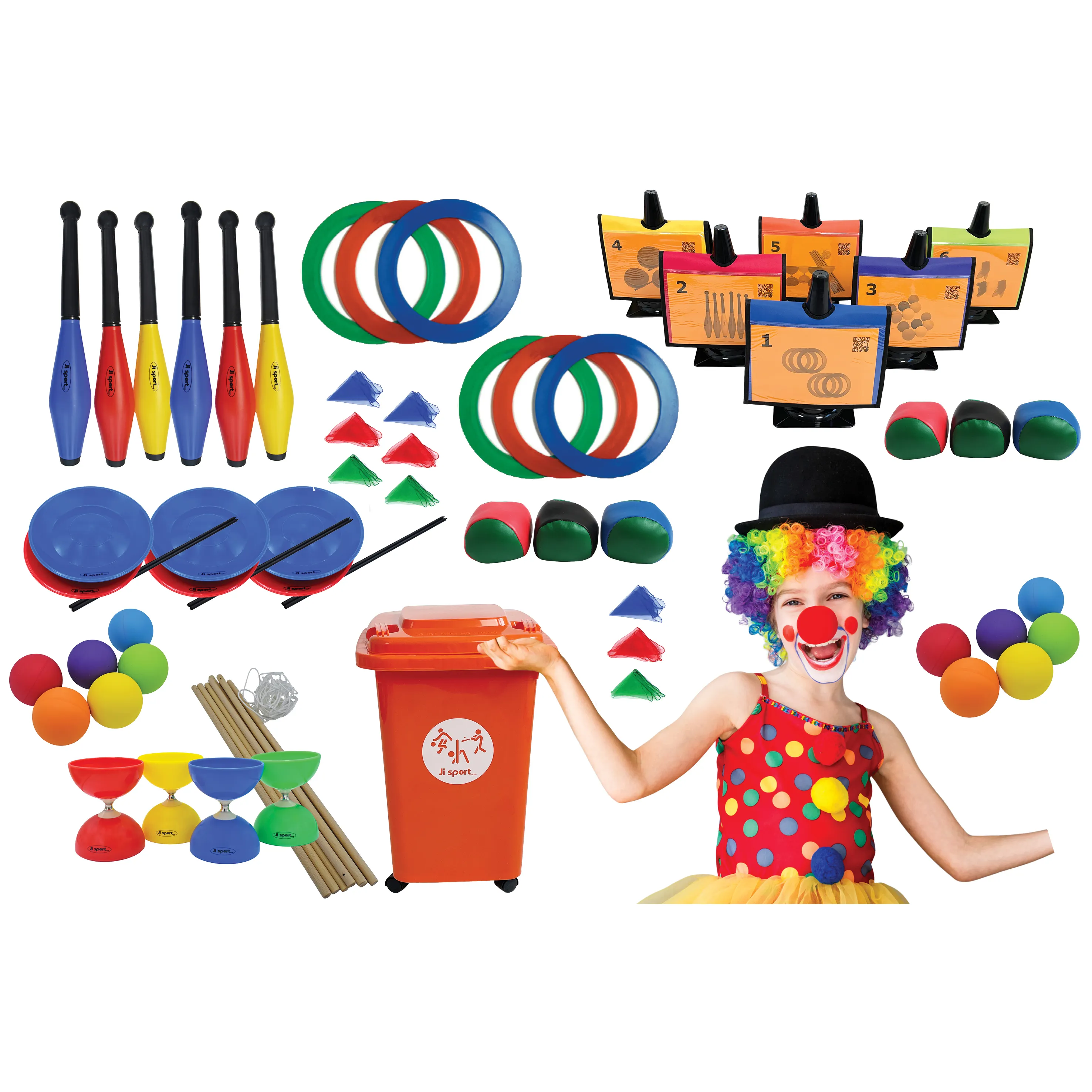 Jonglör & clown paket