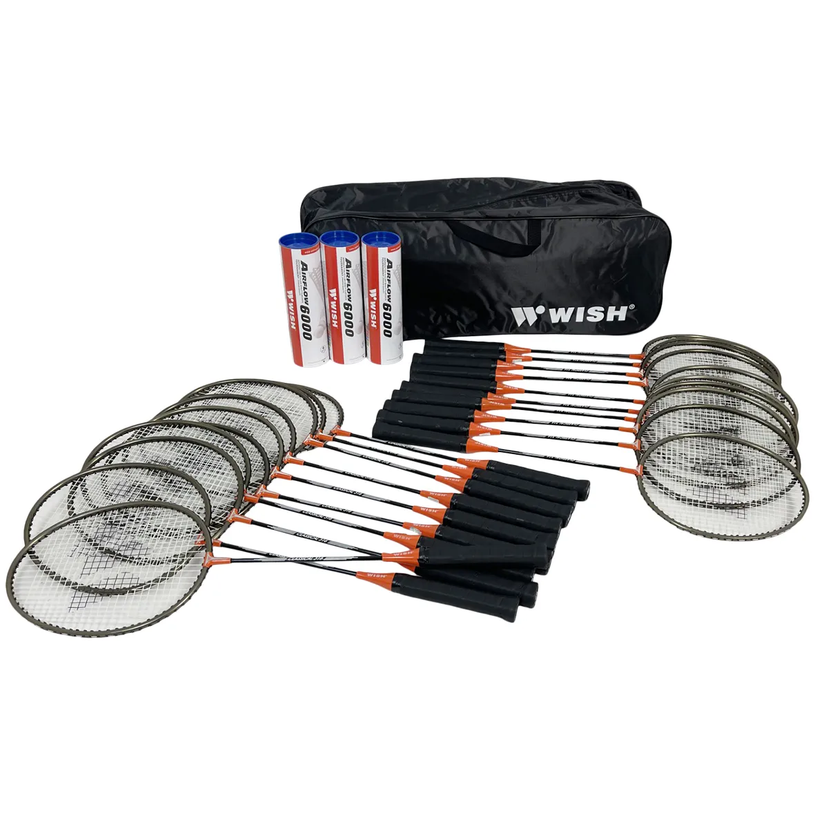 Wish Alumtec 316 badmintonpaket - Paket med 20 racketar