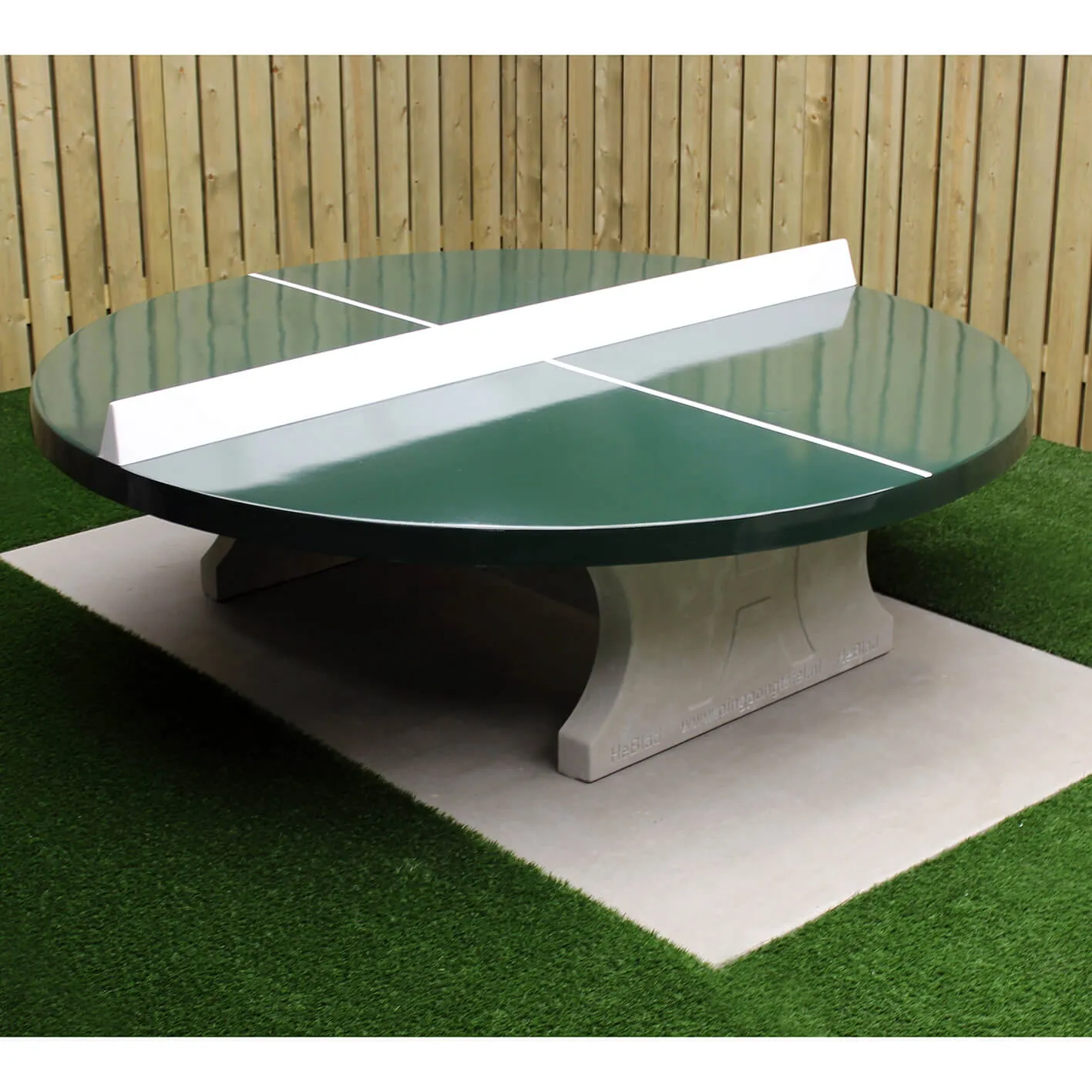 Runt betong bordtennisbord Color Cirkel