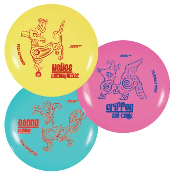 X-Com PDGA Frisbeegolf set