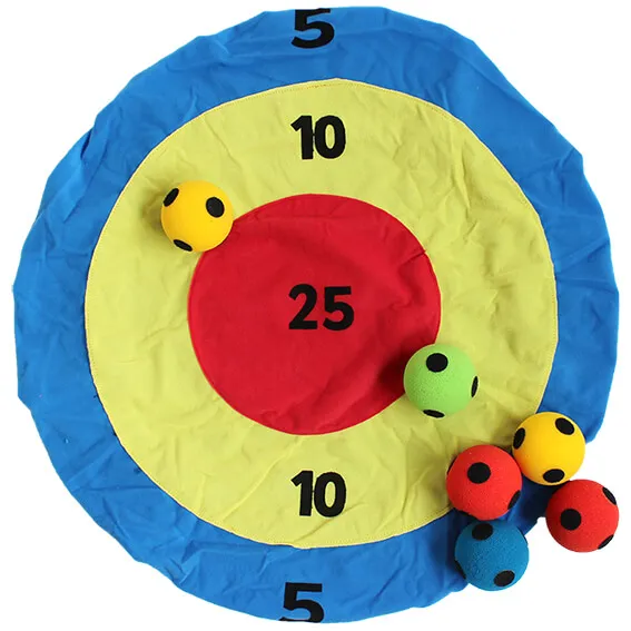 Velcro dart cover med 6 bolde