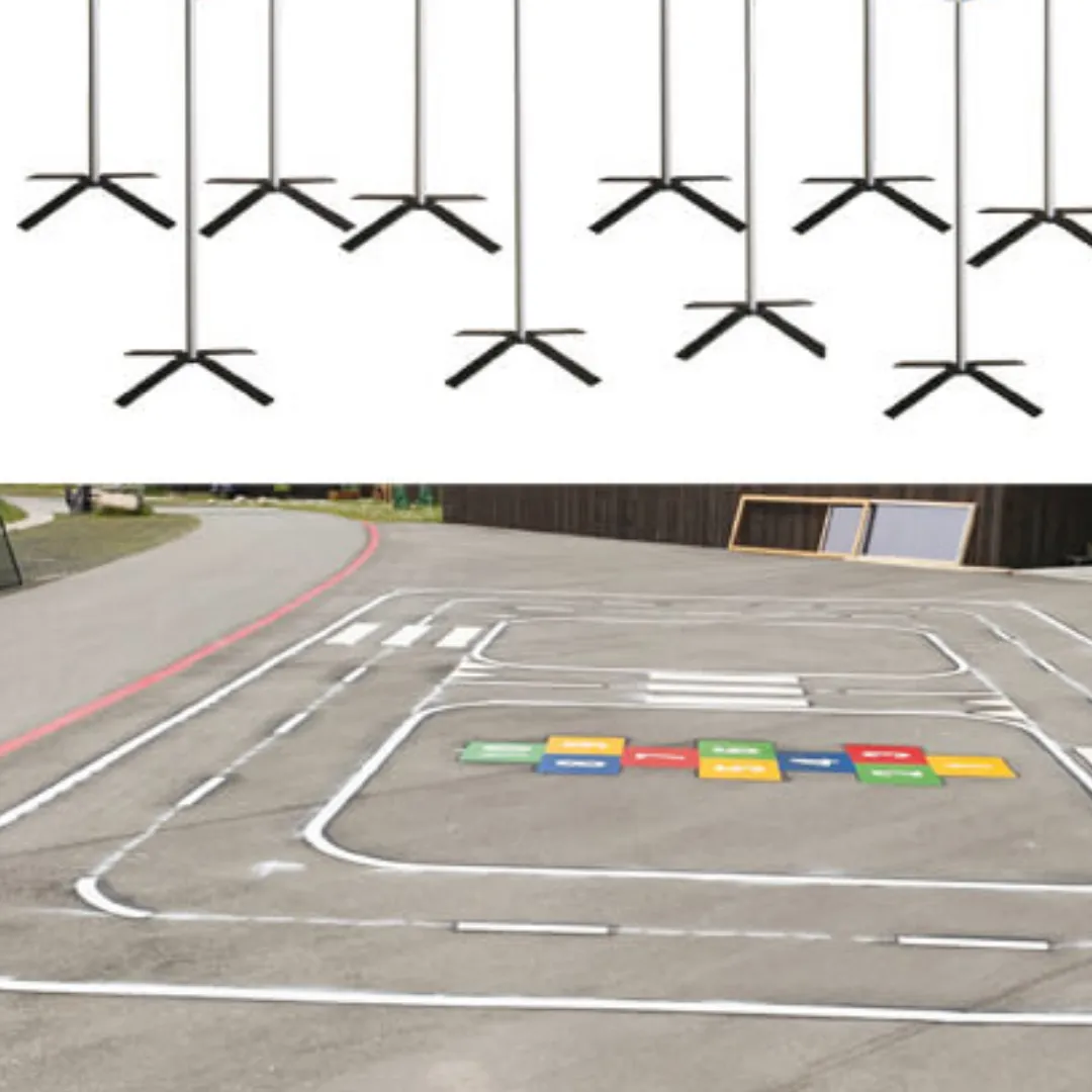 Robust trafikbane i termoplast