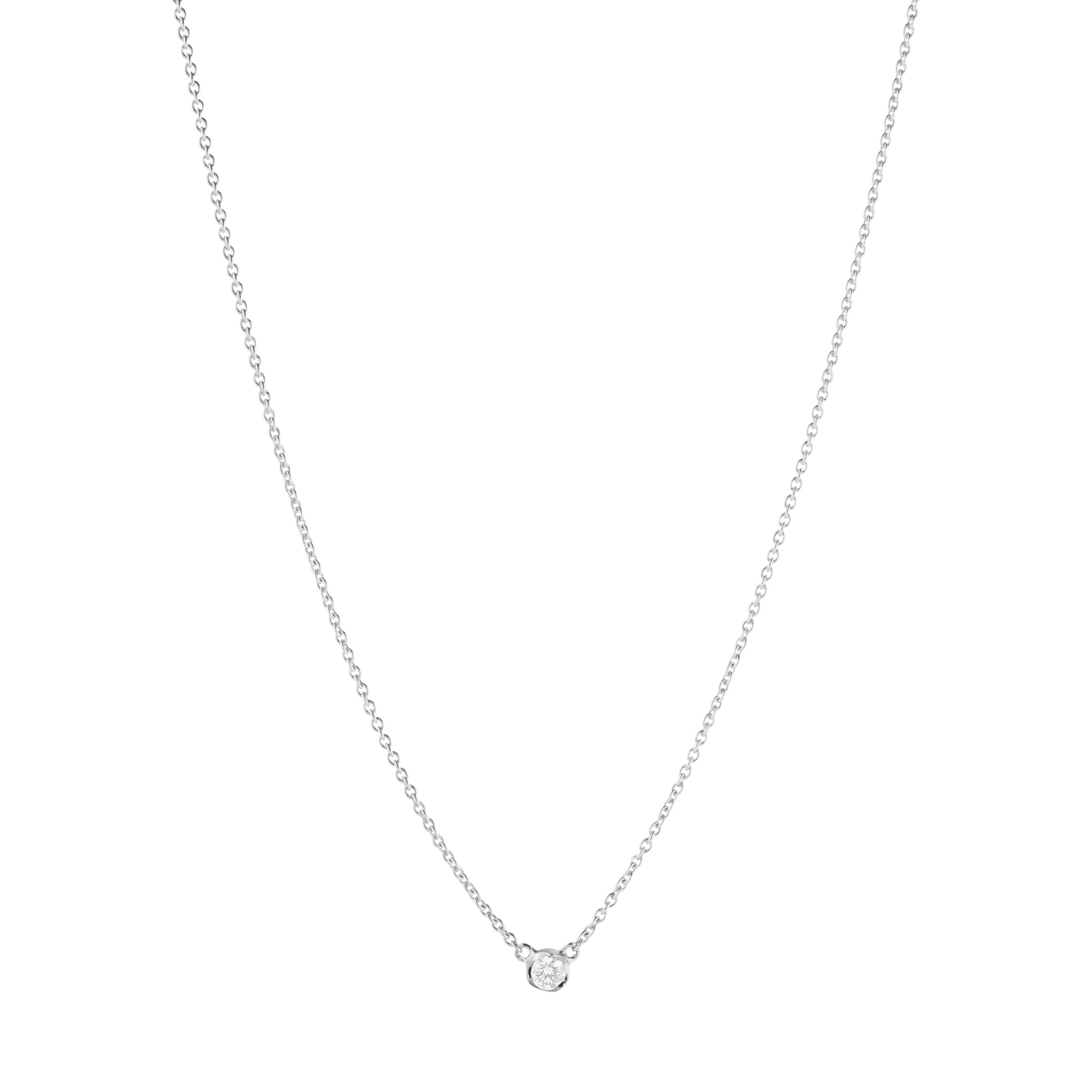Georg Jensen Signature Halskæde Hvidguld 20001343