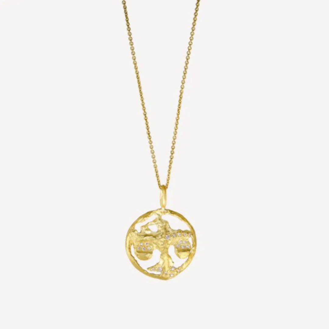 Elhanati Lux Star Sign Libra Halskæde ELH/STAR/2004lux