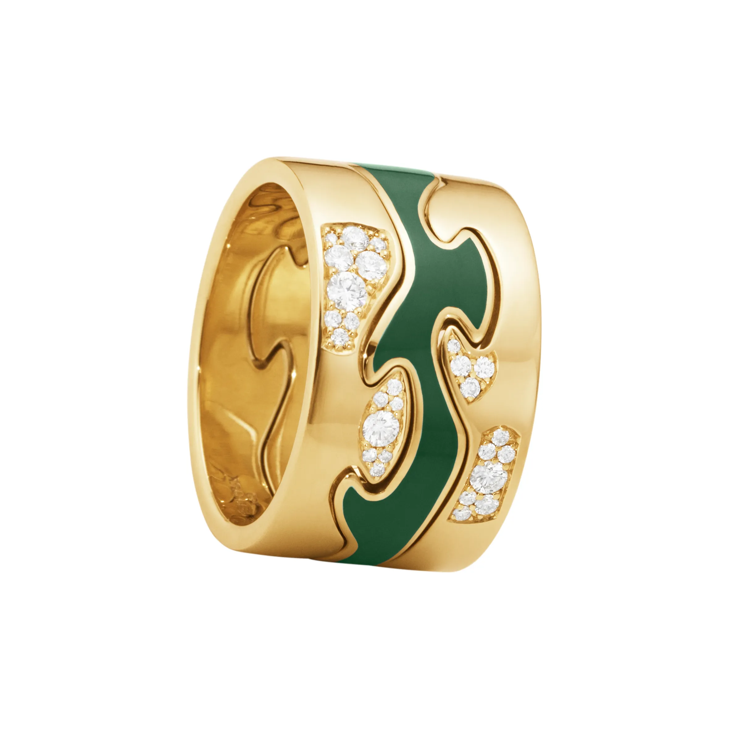 Georg Jensen Fusion Centerring Grøn 20001561