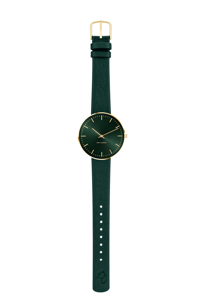 Arne Jacobsen City Hall Evergreen 34 mm 53210-1688G