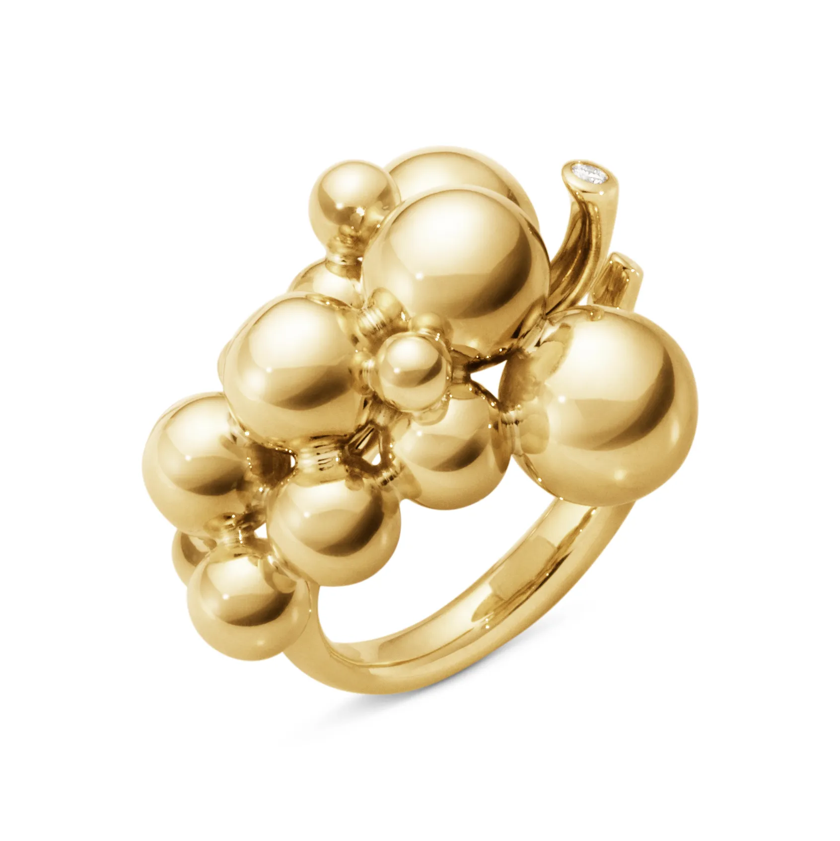 Georg Jensen Moonlight Grapes Ring Guld 20000207