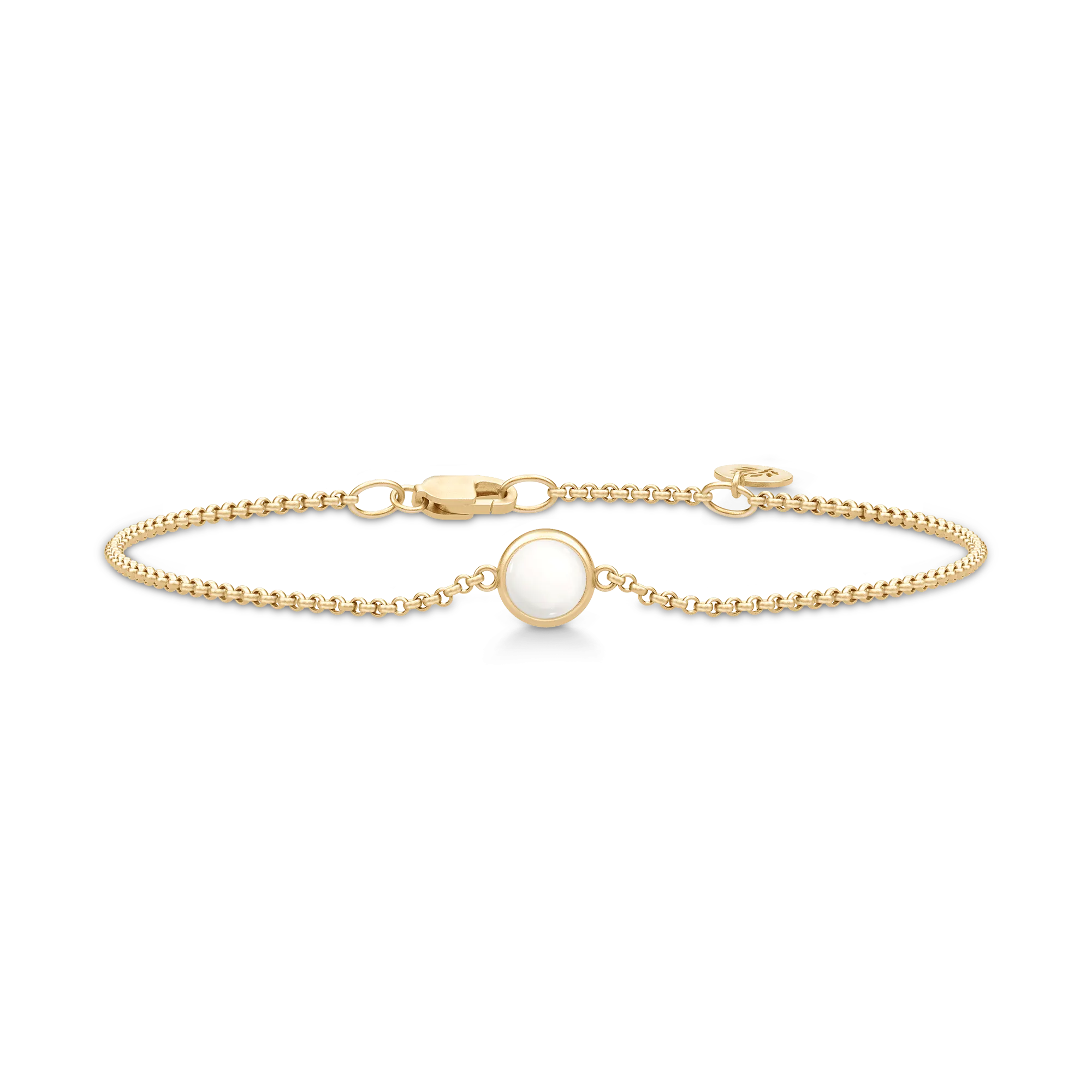 Julie Sandlau Primini Armbånd Ivory Crystal BR258GDIVCR