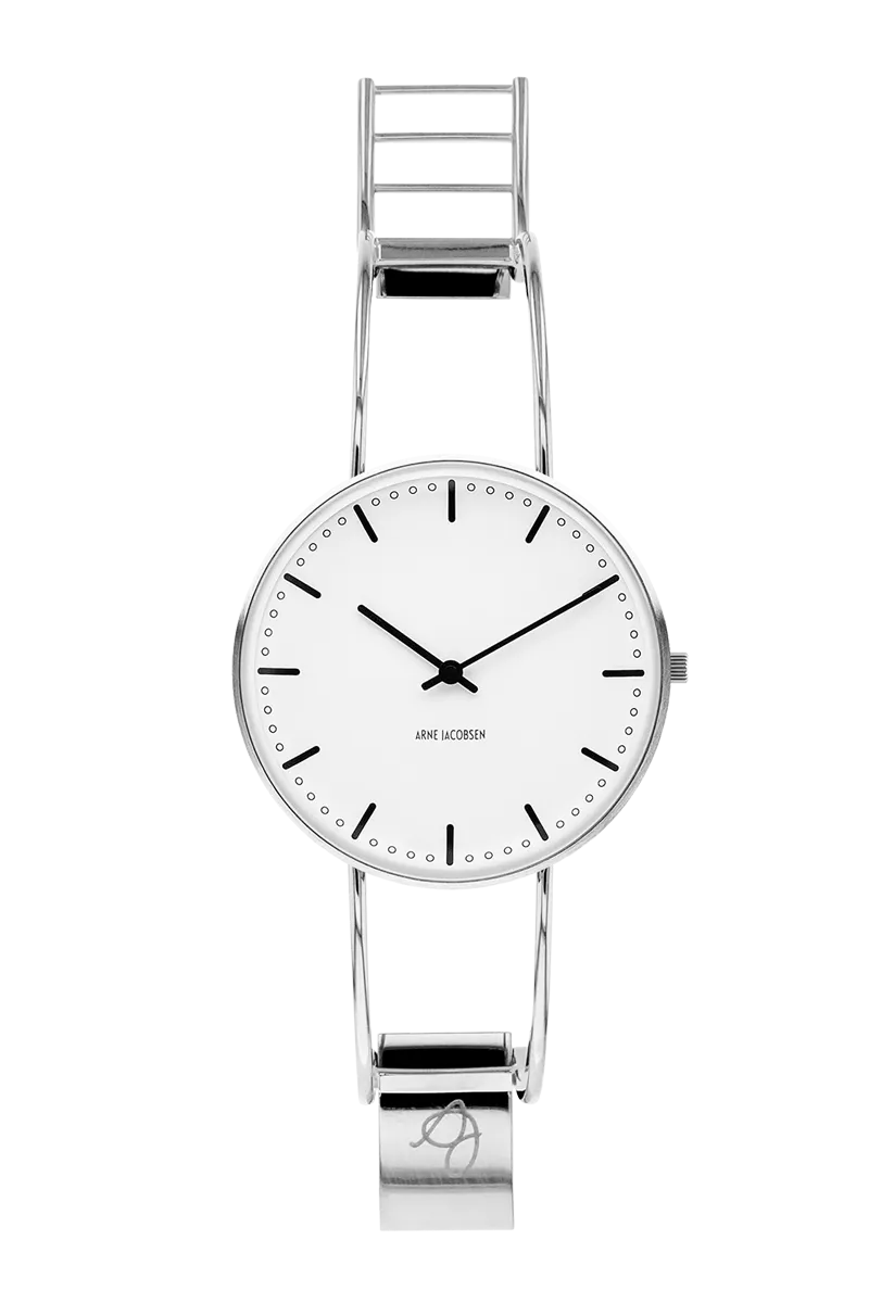 Arne Jacobsen City Hall Bangle Ur 40mm 53202-2018