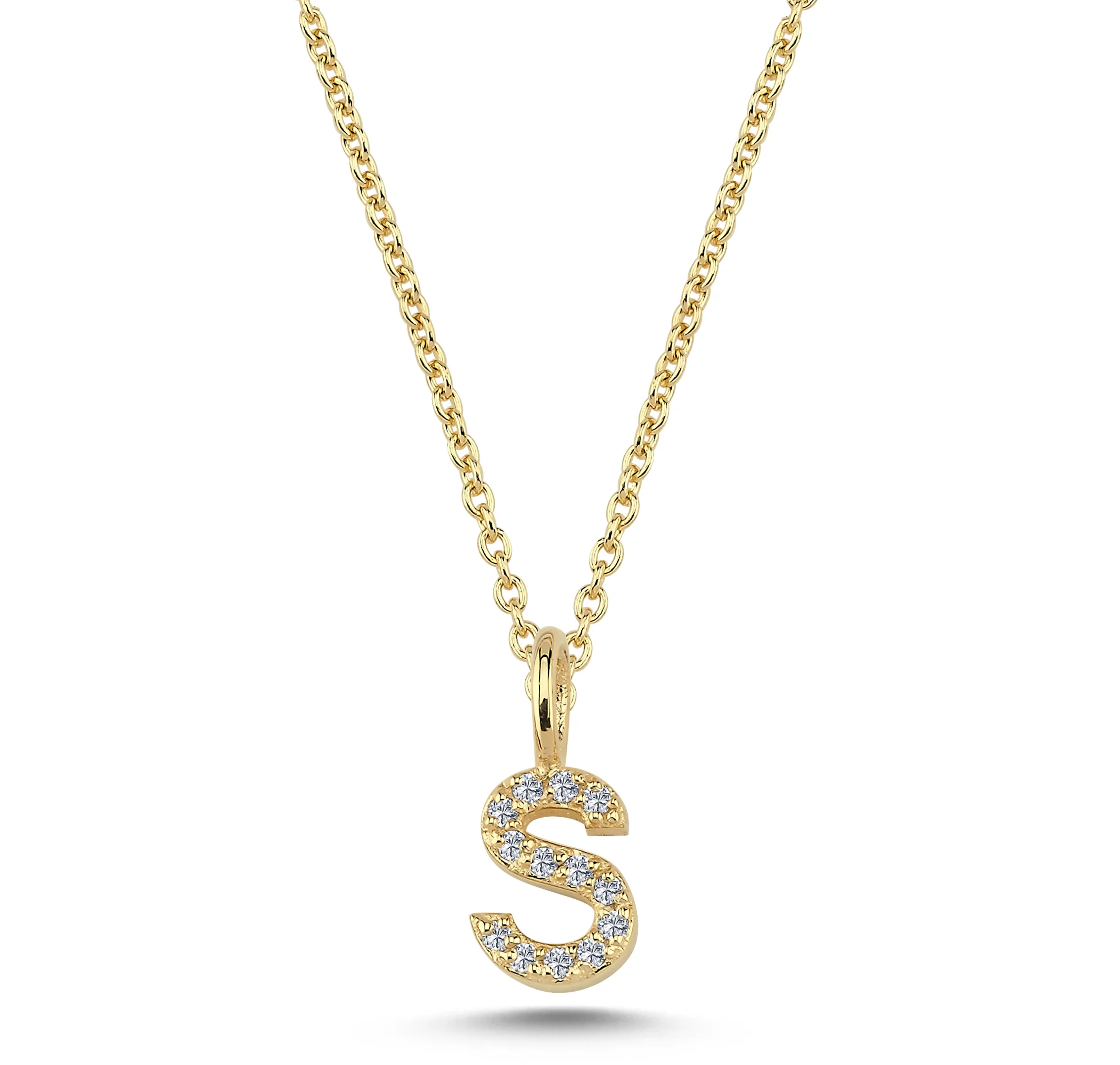 Nuran Bogstav vedhæng &quot;S&quot; med pave V2201-S 0065