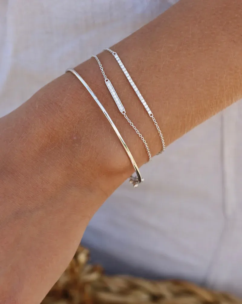 Ro Copenhagen Square Diamant Armbånd B115W101