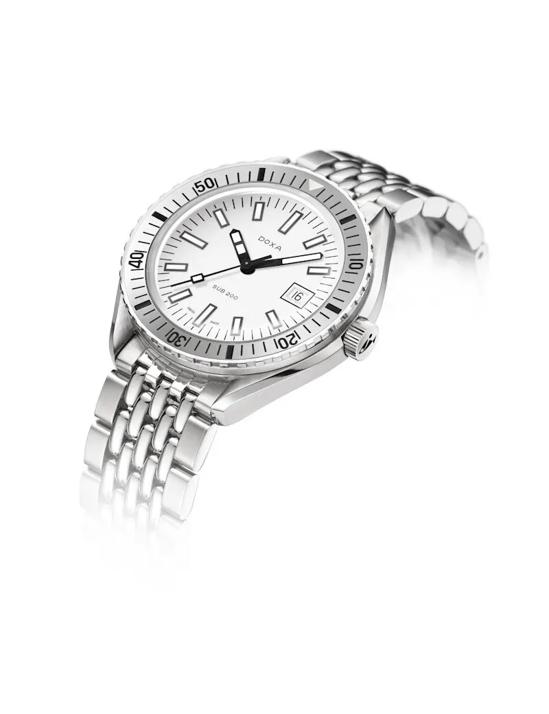 DOXA Sub 200 Whitepearl 796.10.011.10