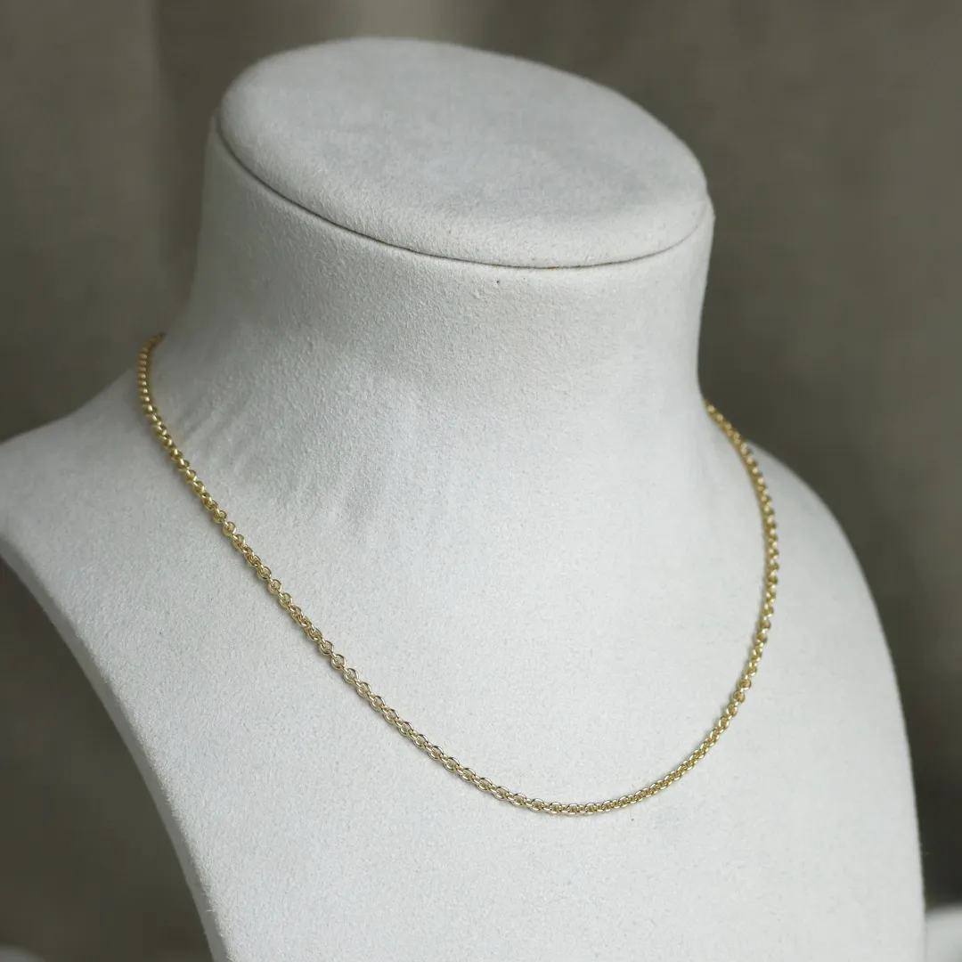 BNH Anker Rund Kæder 14 kt guld 0,7 mm