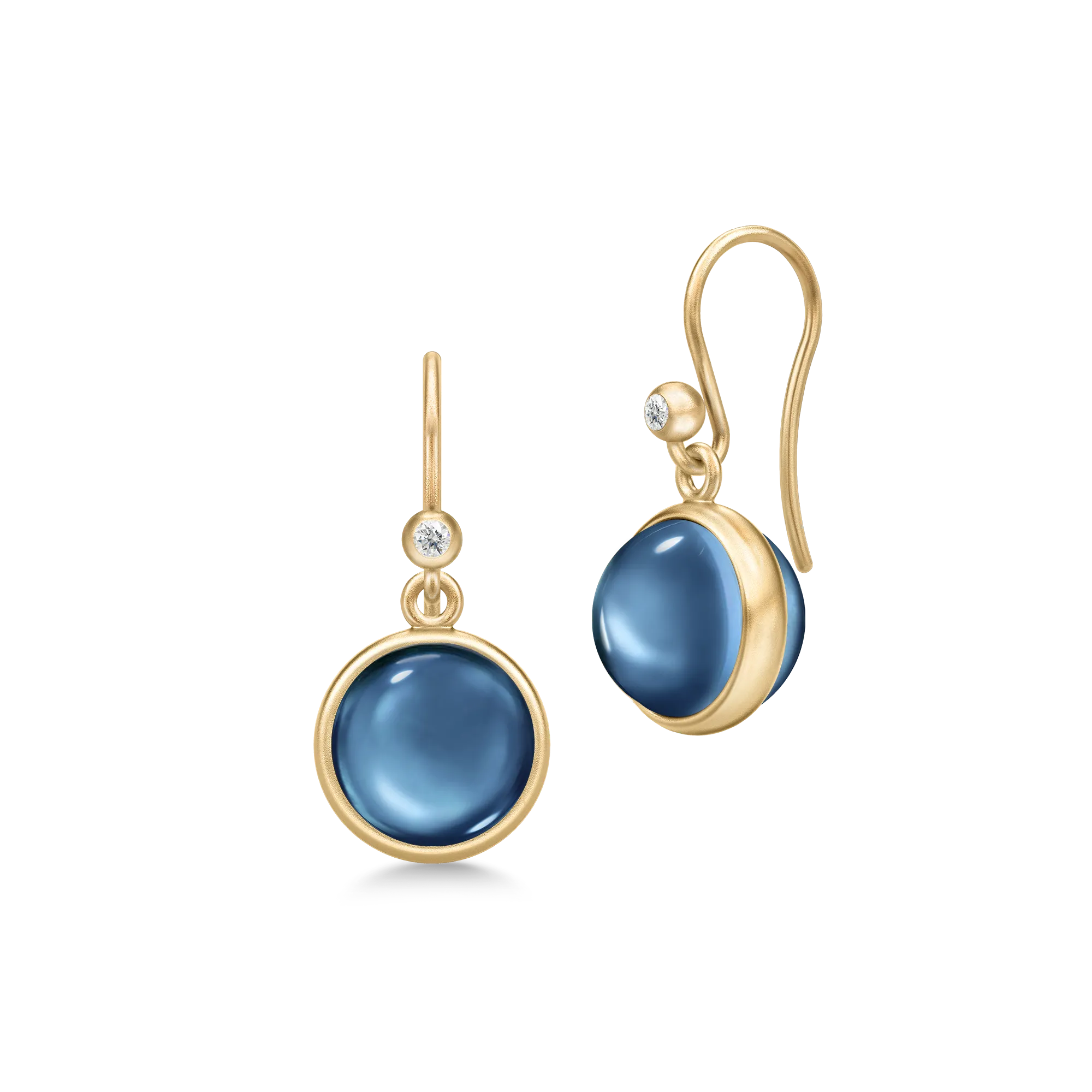 Julie Sandlau Prime Øreringe Sapphire Blue Forgyldt HKS181GDSACRCZ