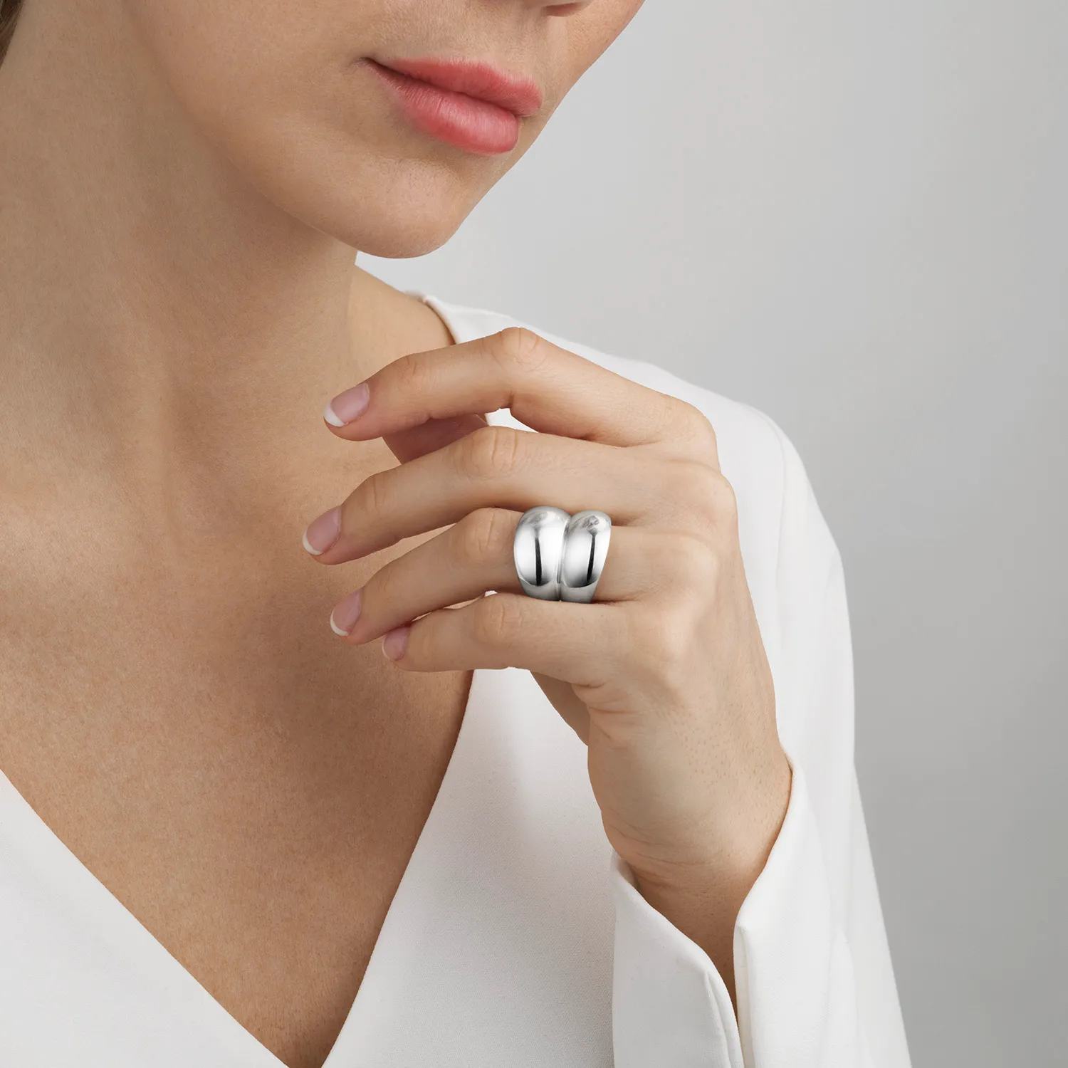Georg Jensen Curve Ring 20000023