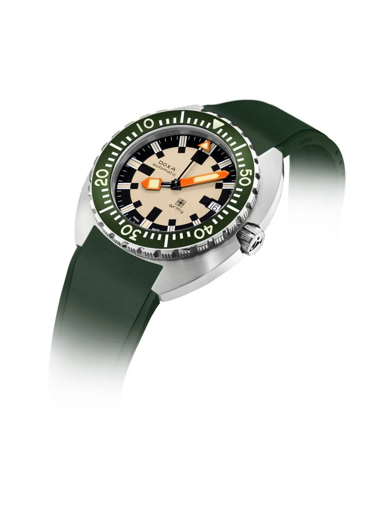 DOXA Army Stainless Steel Bezel 785.10.031G.26