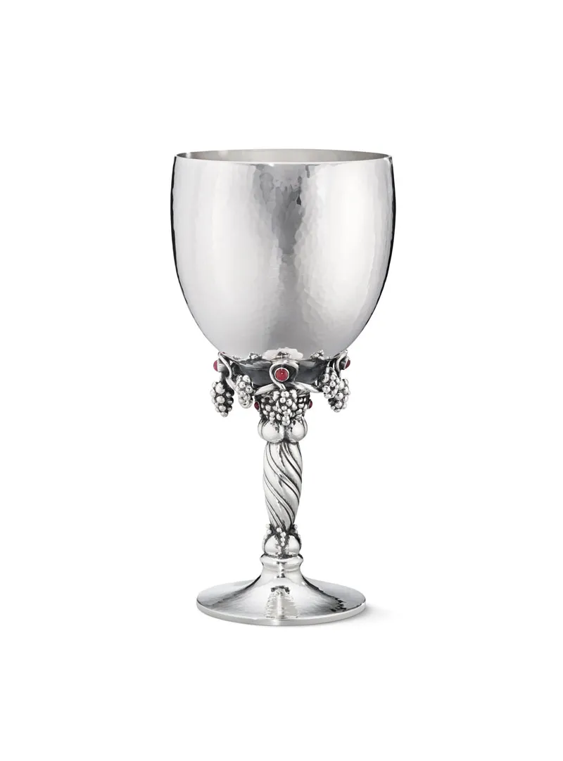 Georg Jensen Grape Vinbæger 263A Rubiner