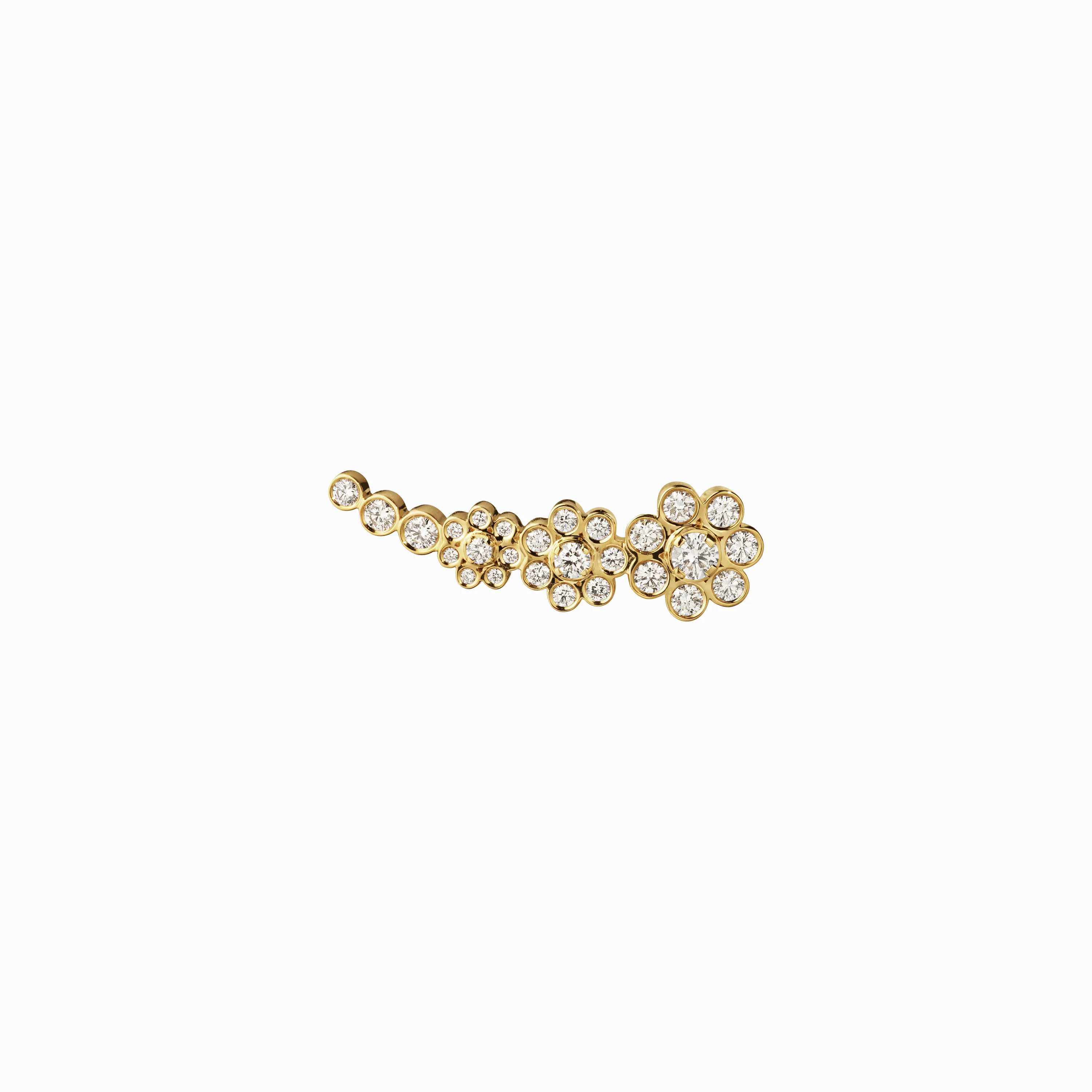 Sophie Bille Brahe Croissant Fleur Ørering Højre EA26_FLO_CROIS3_WH_R