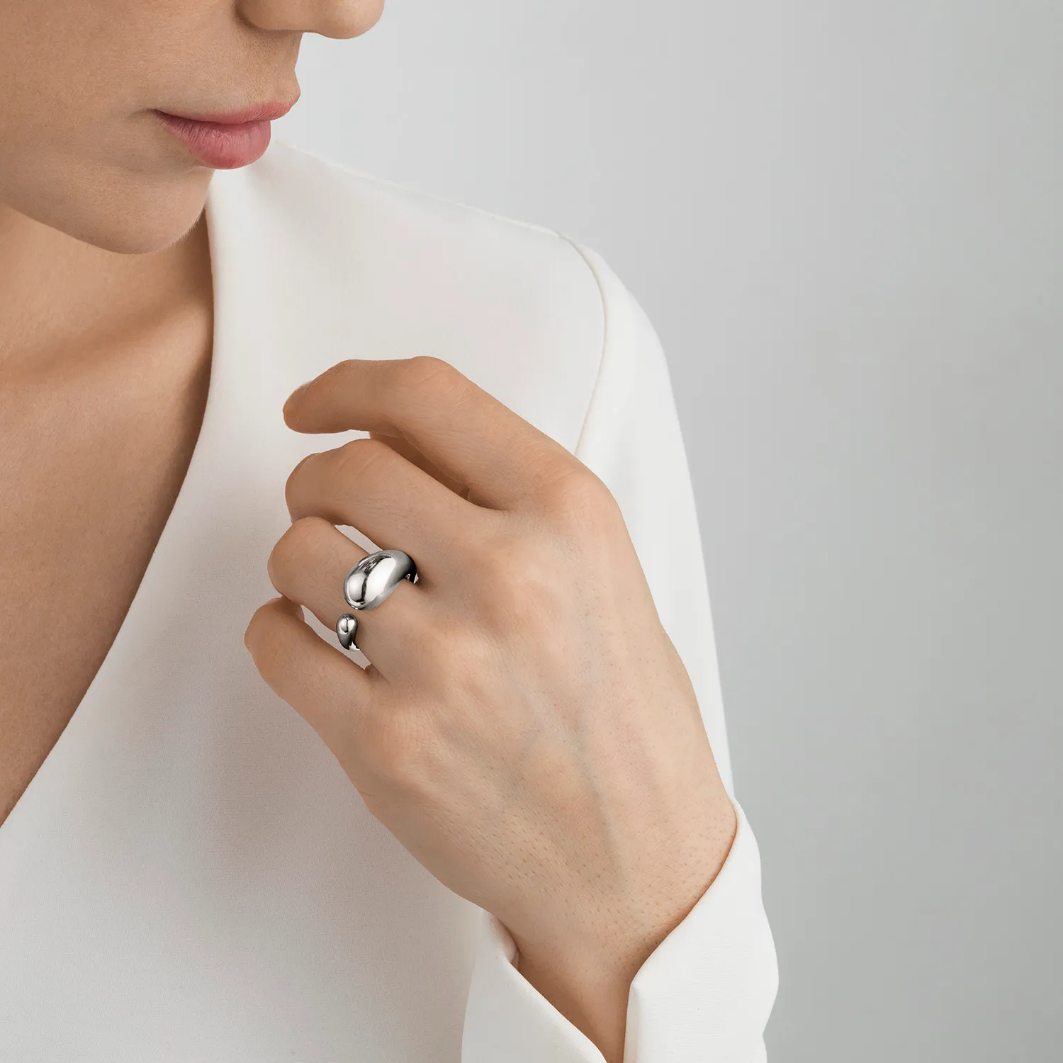 Georg Jensen Mercy Ring Stor 20000083