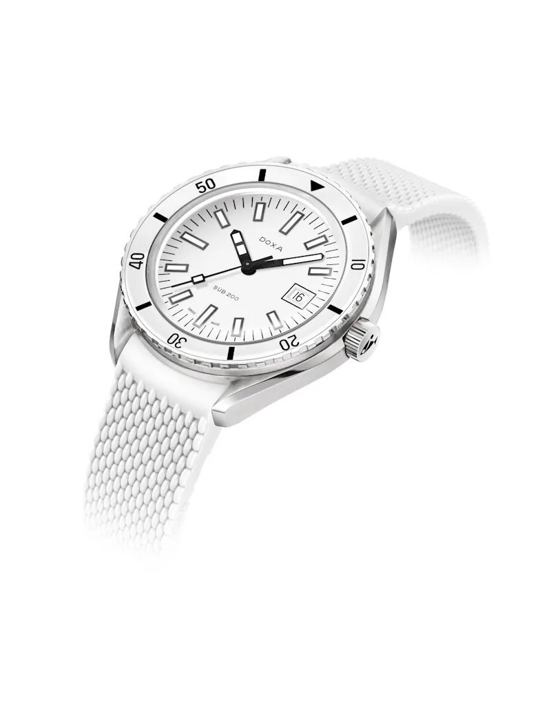 DOXA Sub 200 Whitepearl 799.10.011.23