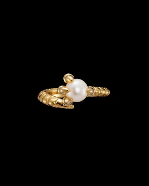 Maria Nilsdotter Claw Pearl Ring CP-06-RIC-30