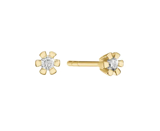 Aagaard ETERNITY Ørestik 14 KT. Guld 2X0,10CT 14949910-34