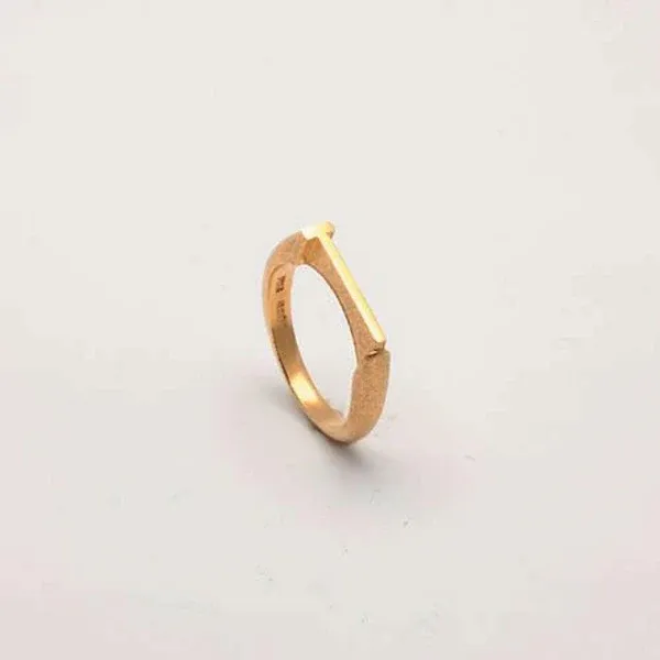 Heiring Initials Ring T Forgyldt 52-4-20FG
