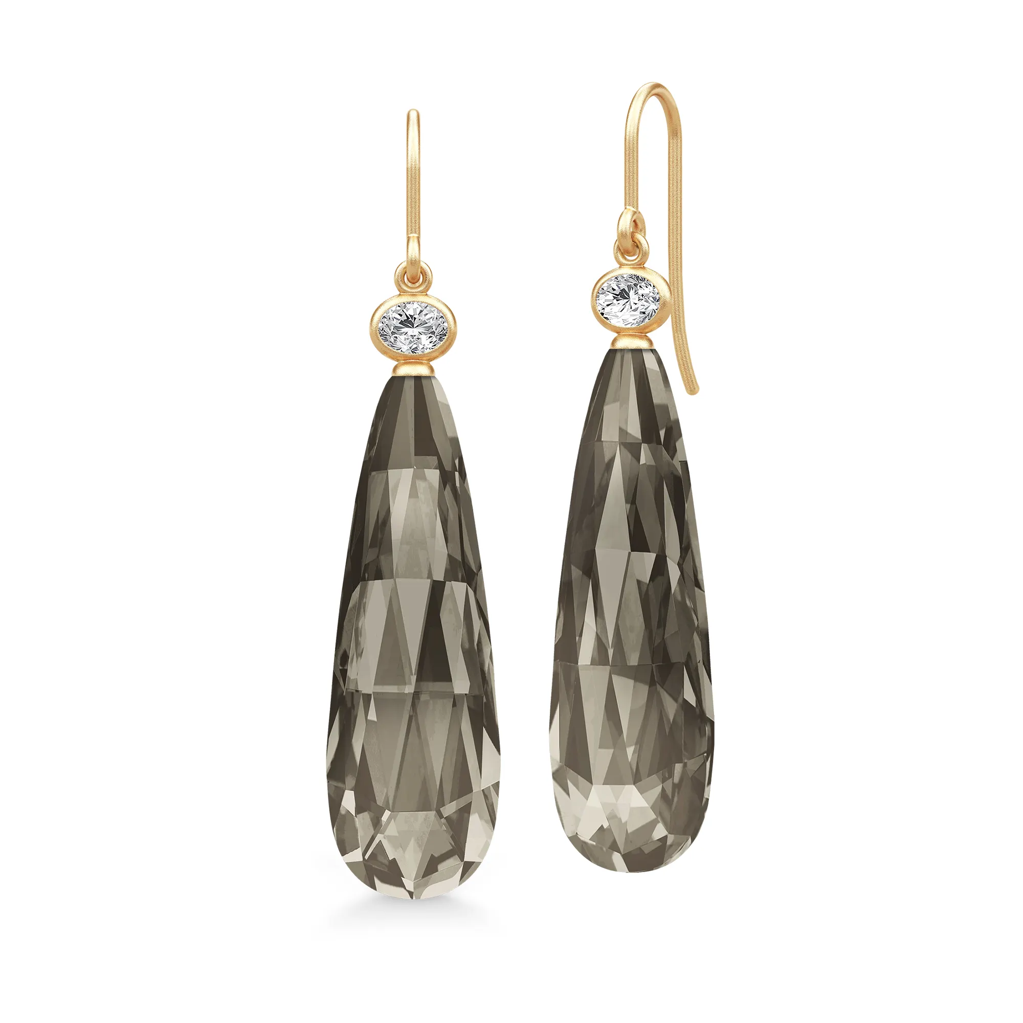 Julie Sandlau Ofelia Drop Øreringe Smokey HKS809GDSMCRCZ