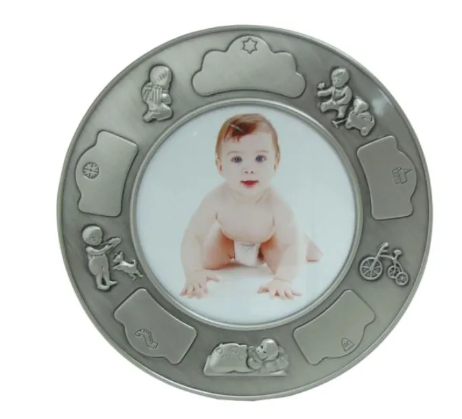 Nordahl Andersen Fortinnet fotoramme (rund) m. drenge  89015776084